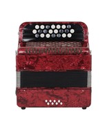 Bayan accordion 22 keys 8 bass red Professional Button Accordion keyboar... - €433,34 EUR
