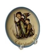 Hummel Christmas Collector Plate The Guardian Angel Vintage 1974 Very Nice - $168.78 MXN