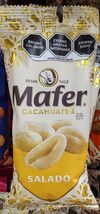 MAFER SALTED PEANUTS ( CACAHUATE SALADO )  BIG 240g BAG - FREE SHIP - $15.83