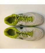Nike Men&#39;s Air Cage Court Sneakers Athletic Shoes US SZ 9 WHITE VENOM GREEN - $24.74
