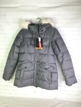 ZEROXPOSUR Water Wind Resistant Puffer Zip Jacket Faux Fur Hooded Women’... - £81.27 GBP