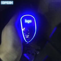 HOT Car accessories Gear Shift Knob Touch Sensor Colourful Car Logo LED Light  B - £112.69 GBP