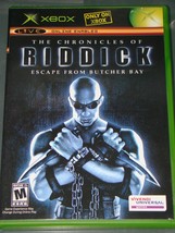 XBOX - THE CHRONICLES OF RIDDICK ESCAPE FROM BUTCHER BAY (Game, Case NO ... - $12.00