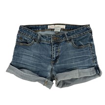 Epic Threads Girls Denim Shorts Size 12 Blue Stretch Shortie Casual Roll... - $14.27