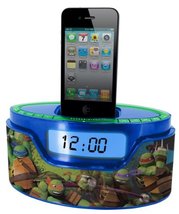 Nickelodeon Teenage Mutant Ninja Turtle iPod Clock Radio Dock (50265C-IPH) - £31.06 GBP