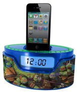 Nickelodeon Teenage Mutant Ninja Turtle iPod Clock Radio Dock (50265C-IPH) - £31.02 GBP