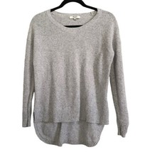 Madewell Womens Sweater Gray Chronicle Texture Pullover Style C5241 Sz Xs - £9.78 GBP
