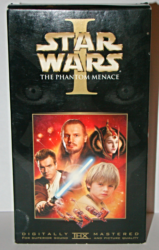Vhs - STAR WARS I - THE PHANTOM MENACE - $8.00