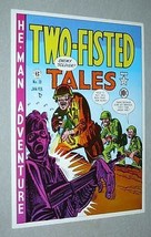 Original EC Comics Two-Fisted Tales 19 war comic book cover art poster: 1970&#39;s - £14.99 GBP