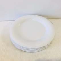 AmazonCommercial 10.5 in. White Melamine Narrow Rim Plate - 6 Piece Set - $12.00