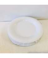 AmazonCommercial 10.5 in. White Melamine Narrow Rim Plate - 6 Piece Set - $12.00