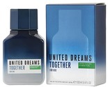 UNITED DREAMS TOGETHER * Benetton 3.4 oz / 100 ml Eau De Toilette Men Co... - $28.04