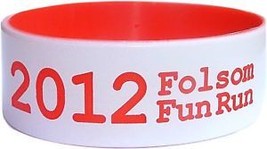 5 One Inch Custom Silicone Wristbands 1&quot; w/ COLOR TEXT Your Design Wrist... - £23.70 GBP