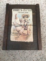 Vintage Hires Root Beer Advertising Sign on Wood RARE - Fast Ship! - £61.91 GBP