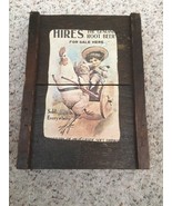 Vintage Hires Root Beer Advertising Sign on Wood RARE - Fast Ship! - £63.30 GBP