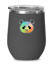 Wine Tumbler Stainless Steel Insulated Funny Cute Panda Face Animal  - £20.06 GBP