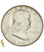 1949-S Argent Franklin Demi Dollar 50C (Choix Bu État) Complet Mint Luster - $88.13