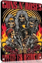 Guns N Roses New 12/8 Metal Sign Rare - £23.79 GBP