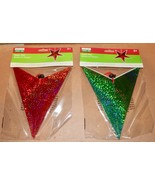 Christmas Paper Star 2pks Red &amp; Green 17&quot; Creatology Light Reflective Ea... - $10.17 CAD
