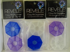 REVELE 7 DAY PILL ORGANIZER PILL HOLDER - 2 CT. (01325) - $6.99