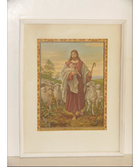 Antique Religious Fine Art Print: “Der Gute Hirte “ by B. Plockhorst ca ... - £29.25 GBP