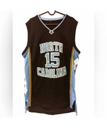 Men&#39;s Basketball Jersey North Carolina #15 Vince Carter size L Large - $841.47 MXN