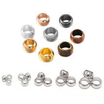 Gold Copper Ball Crimp End Beads 2 2.5 3 mm, 100-500pcs - £2.33 GBP+