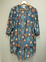 Lularoe Lindsay Kimono Geometric Print Size M Medium - £16.93 GBP