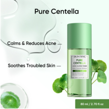 SKINTIFIC Pure Centella Acne Calming Redness Sensitive Skin Barrier Toner 80m - £24.45 GBP