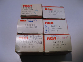 RCA Replacement Parts 6 Boxes Solid State Semiconductor Television TV Vi... - $17.10