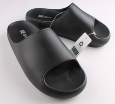 32 Degrees Cool Unisex Women&#39;s Men&#39;s Black Cushion Slide Sandal NIB - $9.97