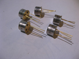 Lot of 5 SGS BC119 NPN Silicon Medium Power Transistor Si TO-5 NOS - £14.18 GBP