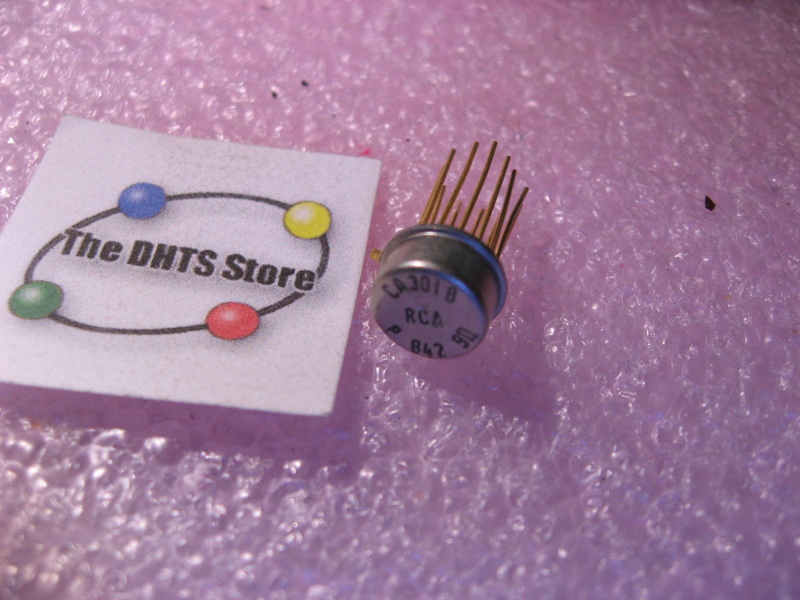 RCA CA3018 Transistor Array Metal Can Gold Pins - NOS Qty 1 - $9.49