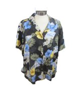 Jamaica Bay Women Hawaiian Women Top shirt rayon floral vintage 90s 2X t... - $29.69