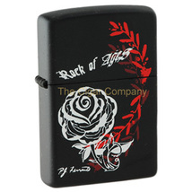 ZIPPO Lighter 24556 TC ROSE Rock of Ages - £29.87 GBP