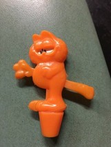 Vintage Garfield the cat Pencil Top moving arm and eyes1978 plastic RARE - £19.57 GBP