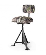 Swivel Hunting Chair Tripod Blind Stool with Detachable Backrest  - Colo... - €126,65 EUR