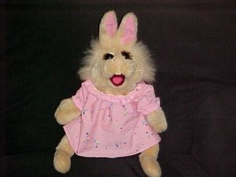 15&quot; Girl Twitch Bunny Puppet Plush Toy Jim Henson The Tale Of The Bunny Picnic - £78.89 GBP