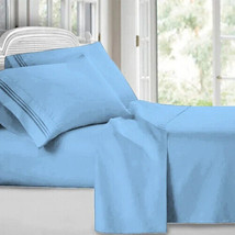 Egyptian Comfort  2200 4 Piece Bed Sheet Set   Deep Pocket Bed Sheets Sets Baby  - £24.11 GBP+