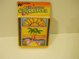 Paper Kraft Coasters Cool Summer Coasters Flamingos - £5.45 GBP