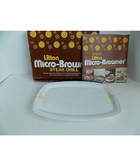 Vintage Litton Micro Browner Steak Grill  L-2 Ceramic Platter - $23.18 CAD