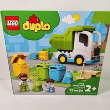 LEGO DUPLO Town Garbage Truck and Recycling 10945 Building Kit 19pcs Tra... - £18.20 GBP