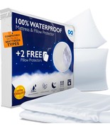 With Two Bonus 100% Waterproof Pillow Protectors, Everlasting Comfort Pr... - $44.93