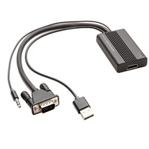 Syba VGA to HDMI Cable, VGA to HDMI Adapter Converter Cable with Audio Support f - $39.99