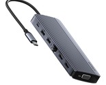 Anker USB C Hub, Triple Display USB-C Hub (14-in-1), 4K@60Hz HDMI Displa... - £96.43 GBP