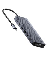 Anker USB C Hub, Triple Display USB-C Hub (14-in-1), 4K@60Hz HDMI Displa... - £99.89 GBP