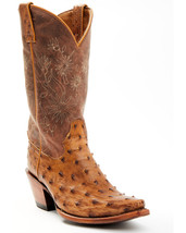 Shyanne Women&#39;s Daisie Exotic Full Quill Ostrich Western Boots - Snip Toe - £317.36 GBP