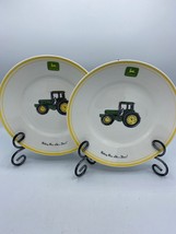 Salad Plate John Deere (Tractor) by GIBSON DESIGNS Set of 2 Width 9&quot; - £18.06 GBP