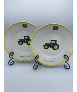 Salad Plate John Deere (Tractor) by GIBSON DESIGNS Set of 2 Width 9&quot; - £18.29 GBP