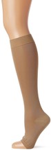 Scholl Softgrip Ultima Class 2 Below The Knee Open Toe Stockings, Small, Natural - £23.88 GBP